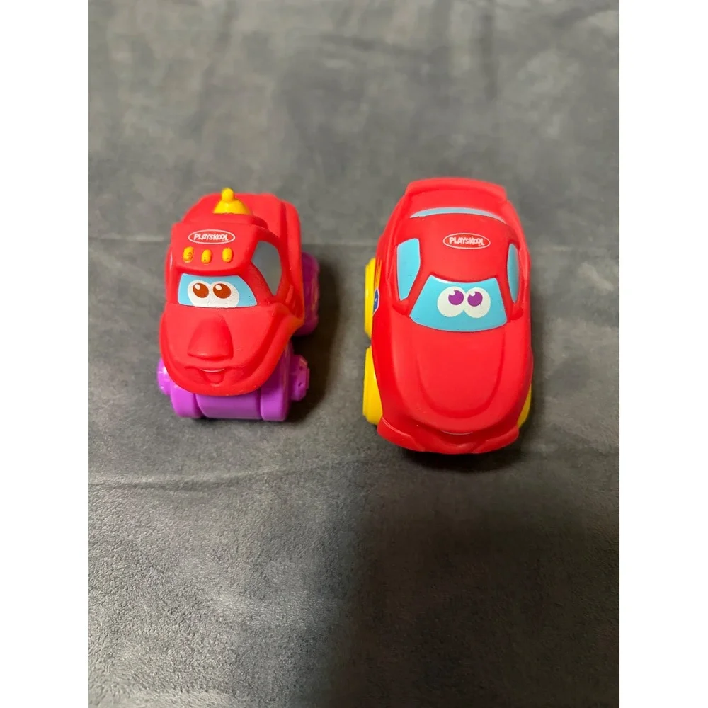 Playskool Lil Chuck & Friends 10 Chunky Mini car Soft Vehicles Toddler Preschool
